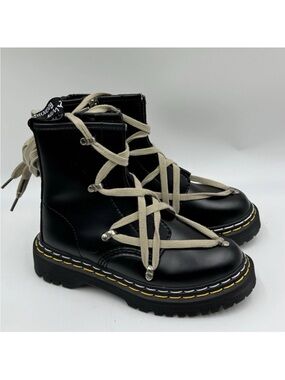 Dr. Martens x Rick Owen’s Black Leather Boots